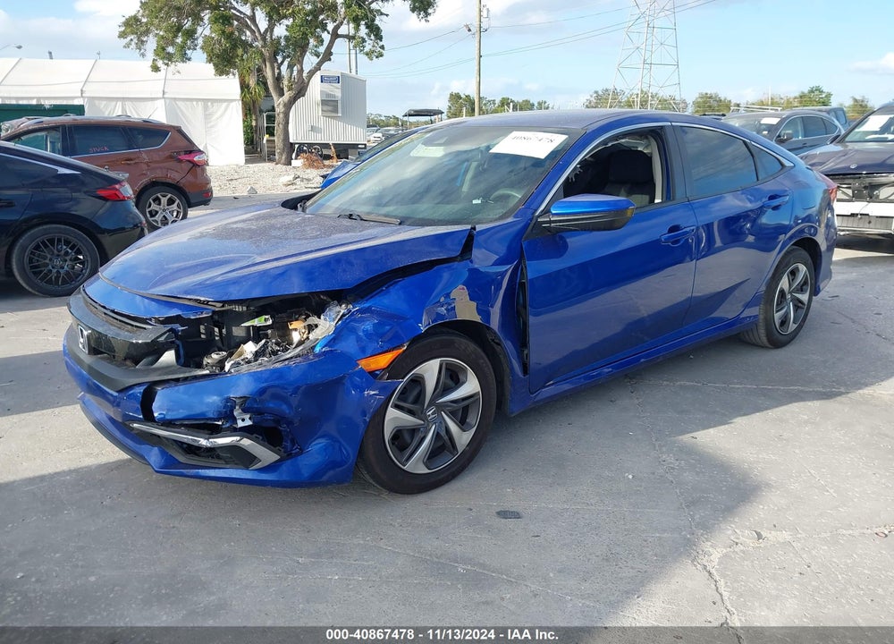 2021 HONDA CIVIC LX VIN: 2HGFC2F65MH518097