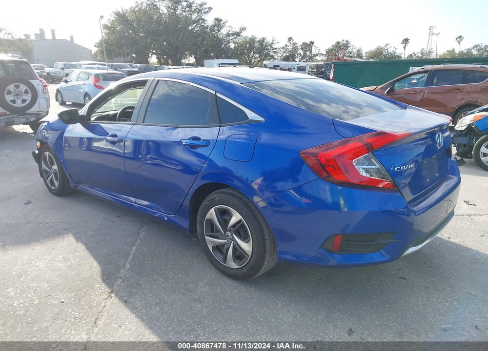 2021 HONDA CIVIC LX VIN: 2HGFC2F65MH518097