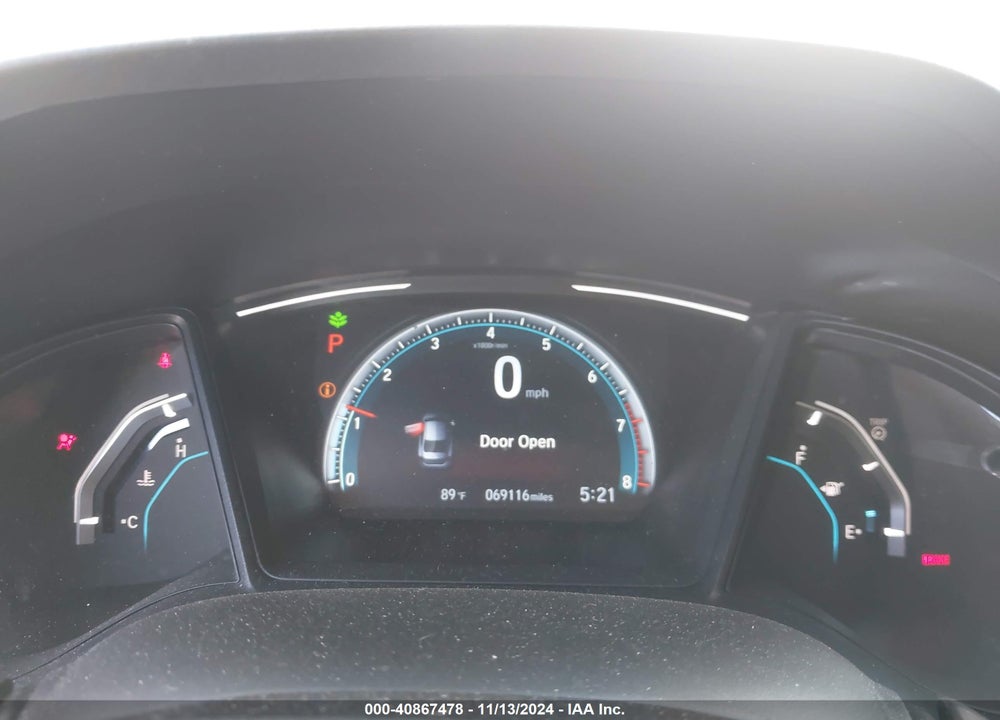 2021 HONDA CIVIC LX VIN: 2HGFC2F65MH518097