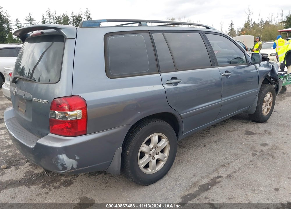 2006 TOYOTA HIGHLANDER VIN: JTEGD21A860137780