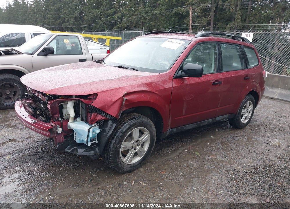 2011 SUBARU FORESTER 2.5X VIN: JF2SHABC6BH706877