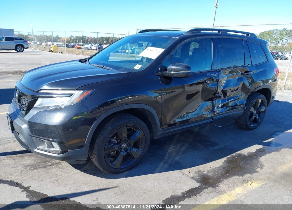 2021 HONDA PASSPORT AWD ELITE VIN: 5FNYF8H09MB030934