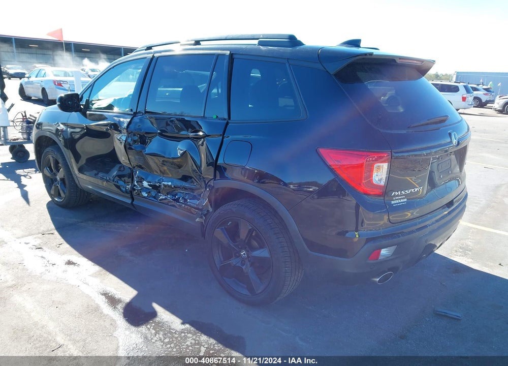 2021 HONDA PASSPORT AWD ELITE VIN: 5FNYF8H09MB030934