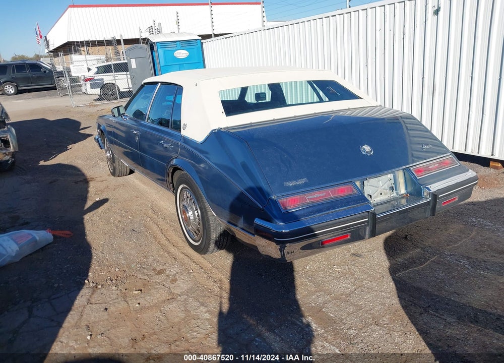 1985 CADILLAC SEVILLE VIN: 1G6KS6980FE834055