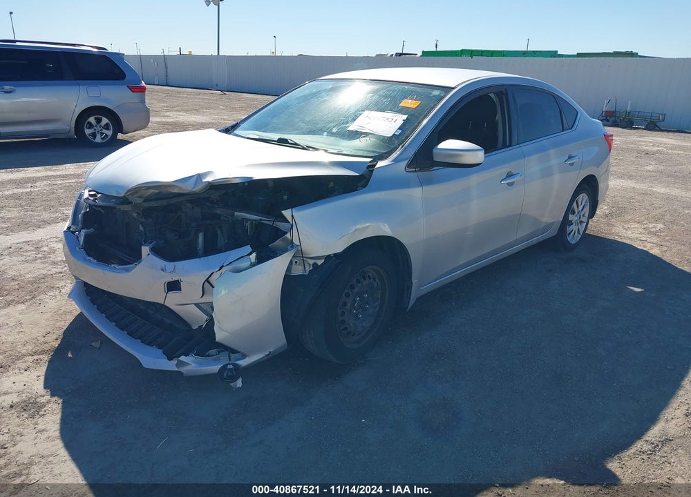 2019 NISSAN SENTRA S VIN: 3N1AB7AP9KY221451