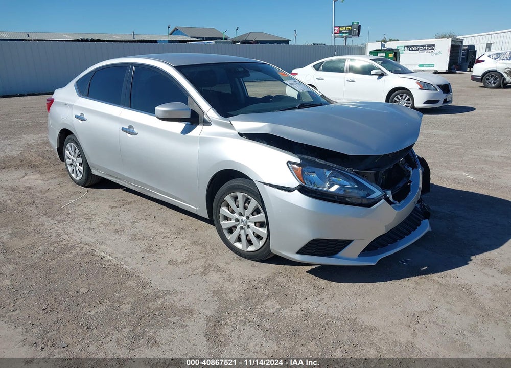 2019 NISSAN SENTRA S VIN: 3N1AB7AP9KY221451