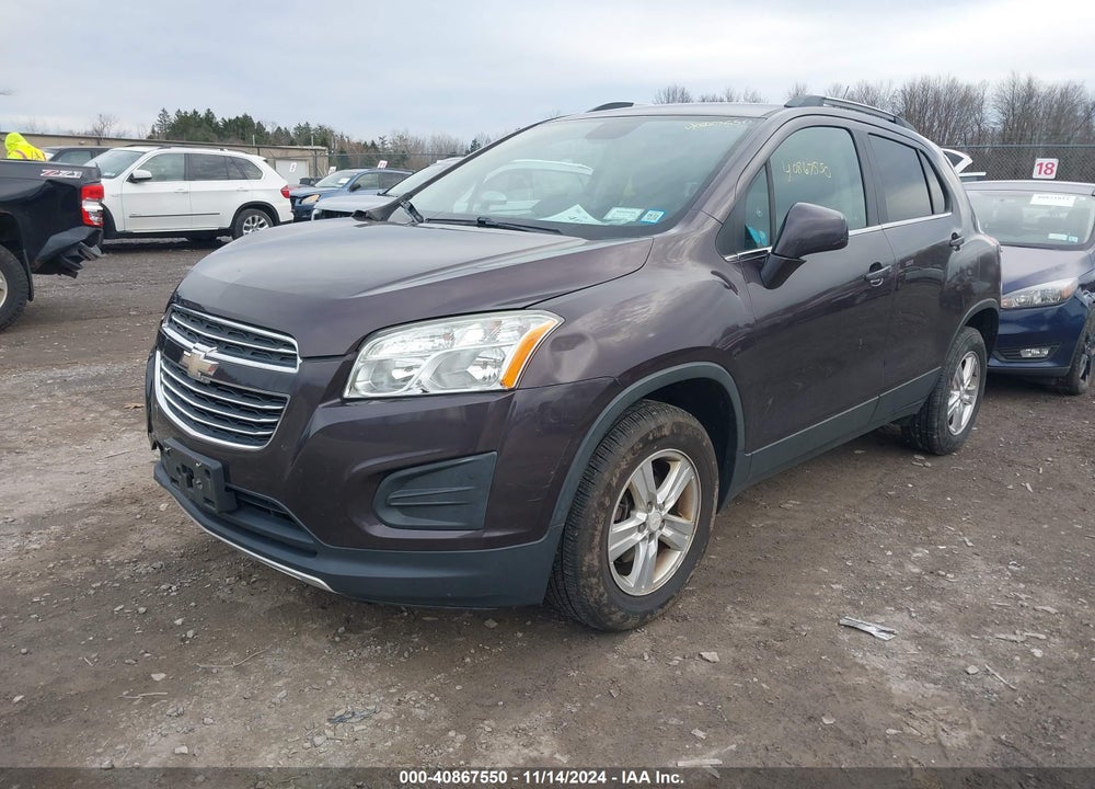 2016 CHEVROLET TRAX LT VIN: 3GNCJPSB0GL215125