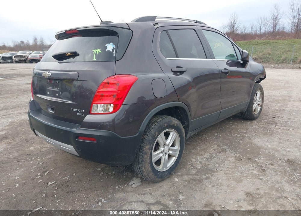 2016 CHEVROLET TRAX LT VIN: 3GNCJPSB0GL215125