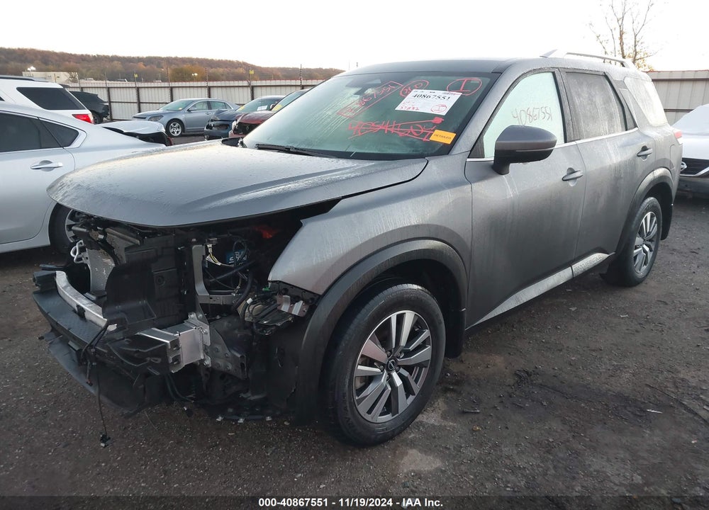 2022 NISSAN PATHFINDER SL 4WD VIN: 5N1DR3CC3NC268329