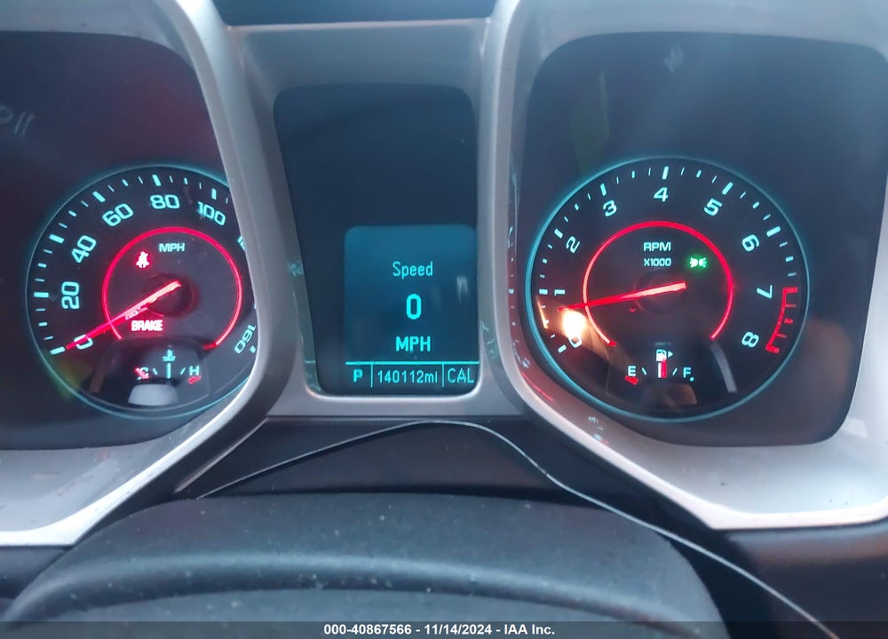 2014 CHEVROLET CAMARO 1LT VIN: 2G1FB1E37E9271849