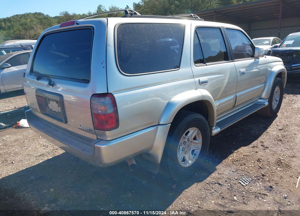 1999 TOYOTA 4RUNNER LIMITED V6 VIN: JT3GN87R7X0104292