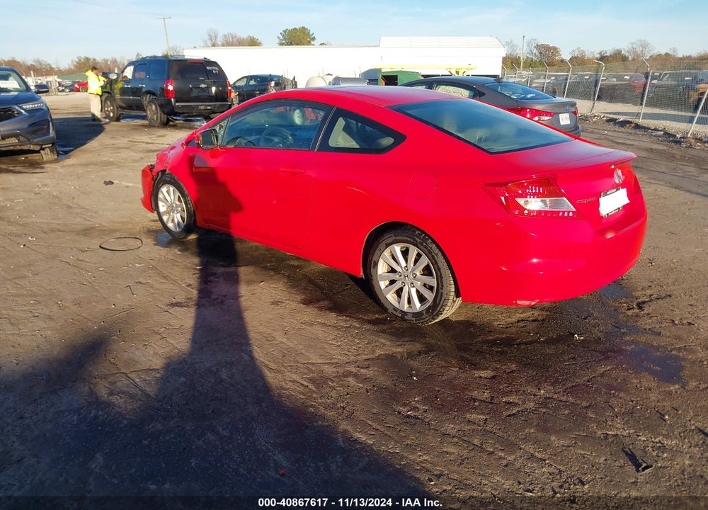 2012 HONDA CIVIC EX VIN: 2HGFG3B83CH550627