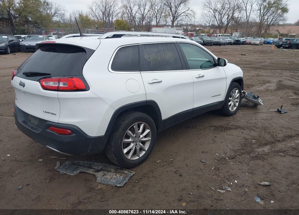 2017 JEEP CHEROKEE LIMITED 4X4 VIN: 1C4PJMDB9HW555486