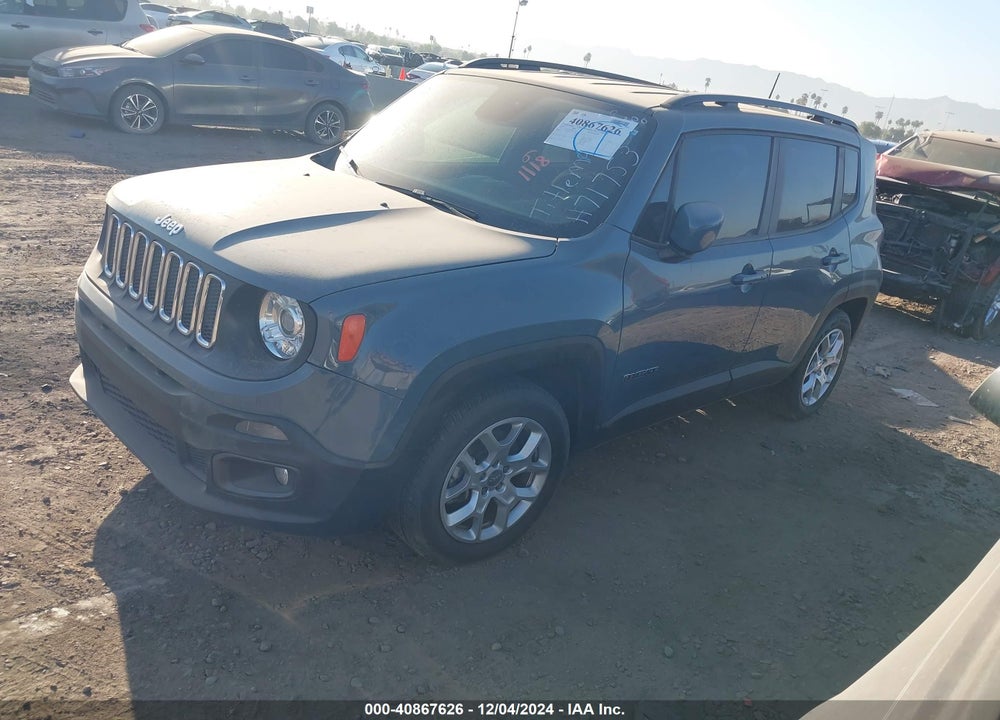2018 JEEP RENEGADE LATITUDE FWD VIN: ZACCJABB8JPH71753