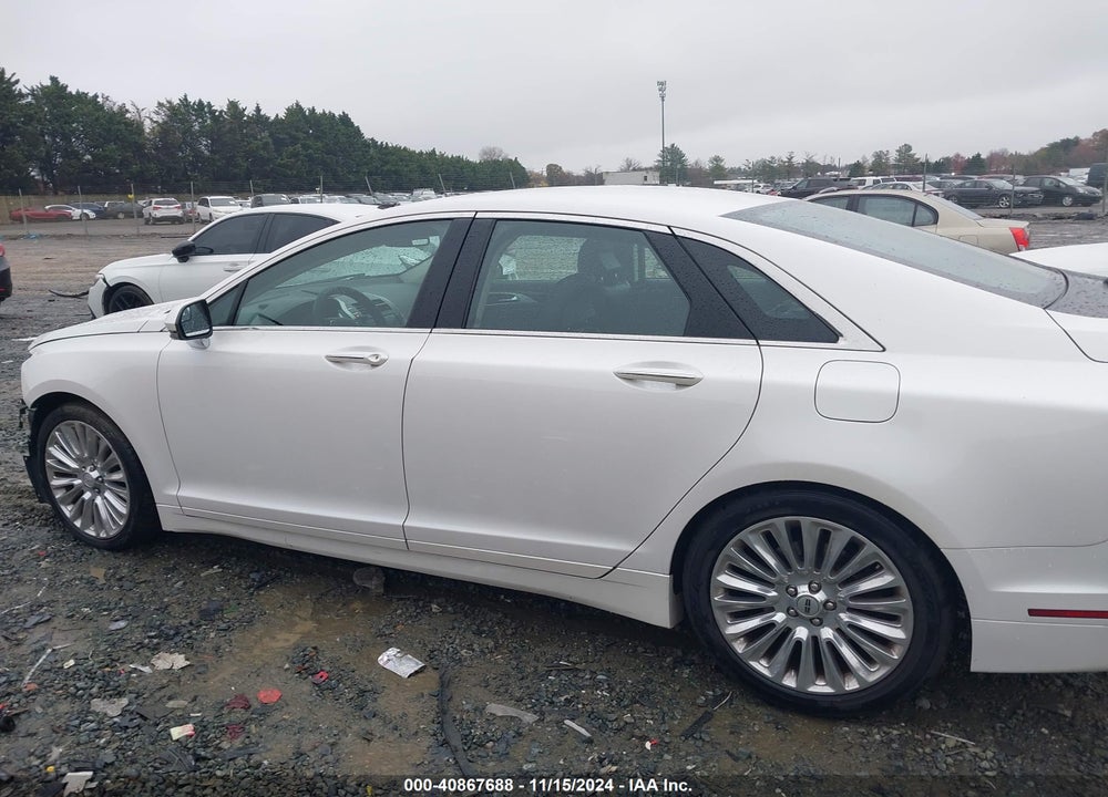 2016 LINCOLN MKZ VIN: 3LN6L2G93GR618646