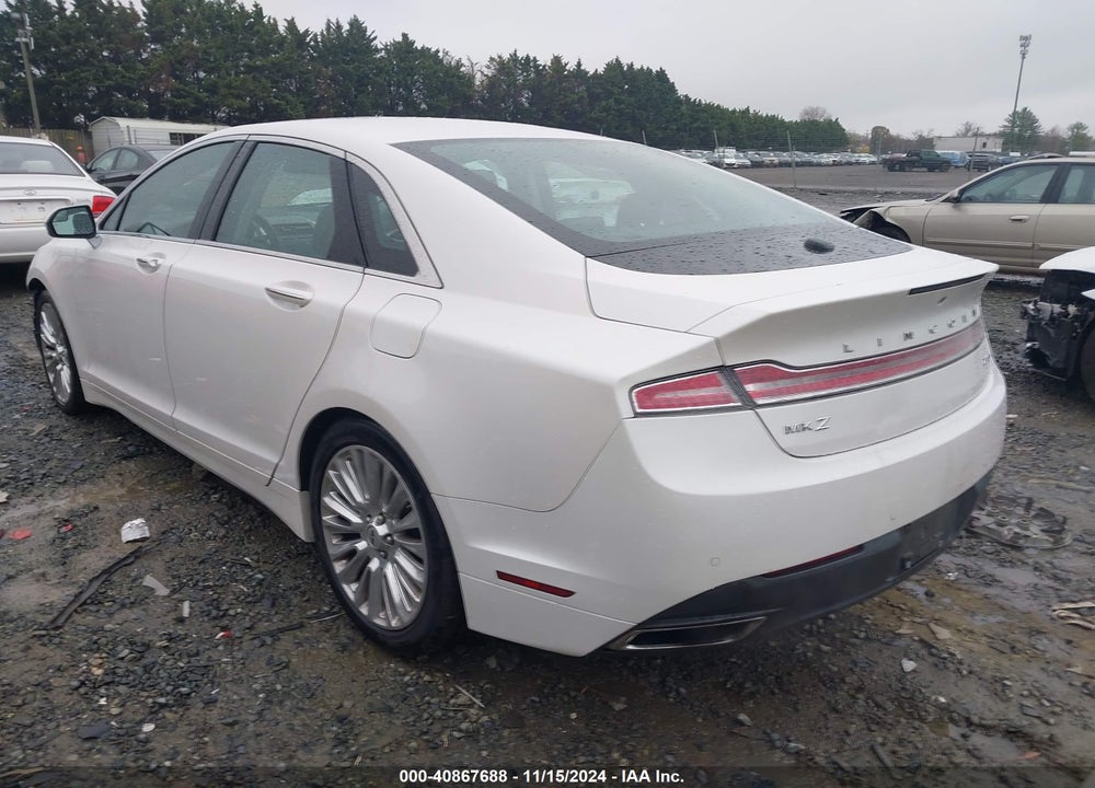2016 LINCOLN MKZ VIN: 3LN6L2G93GR618646