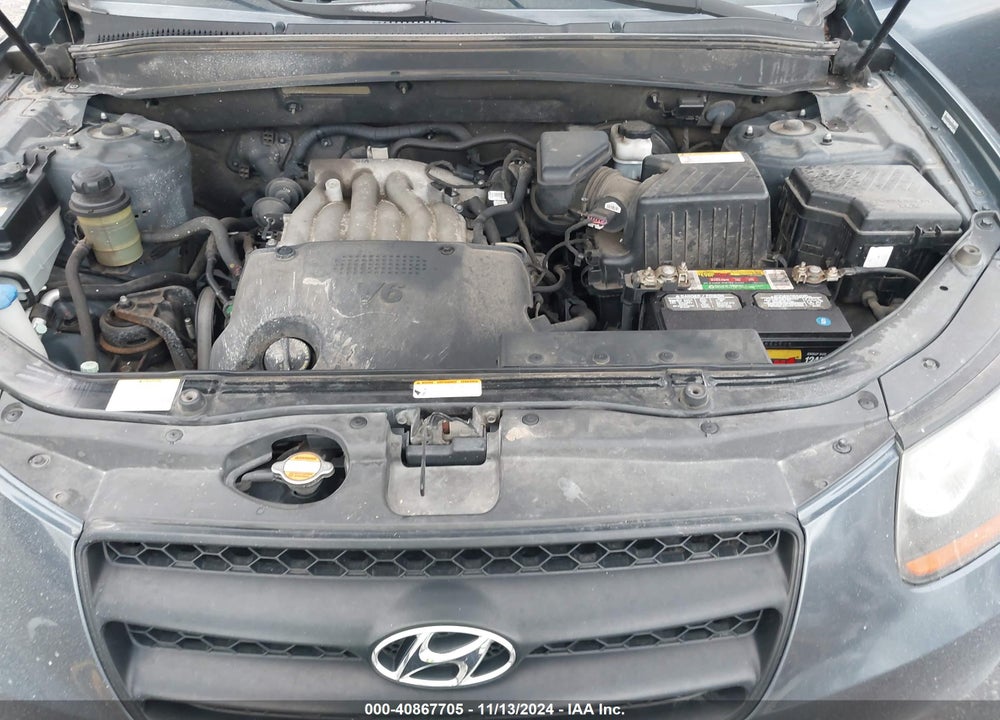 2009 HYUNDAI SANTA FE GLS VIN: 5NMSG13D99H230707
