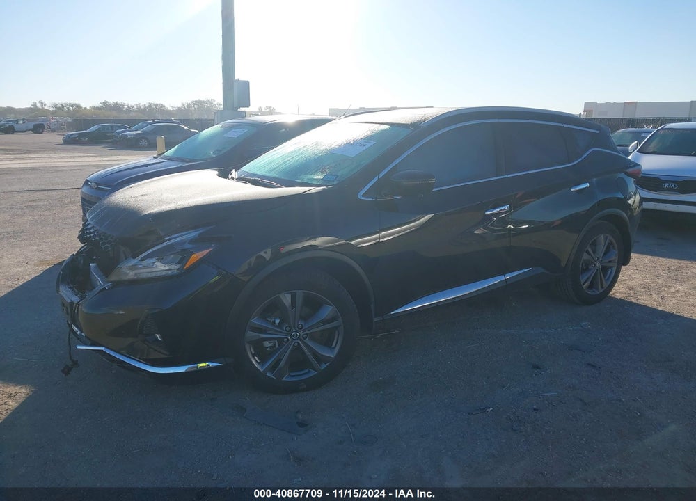 2022 NISSAN MURANO PLATINUM FWD VIN: 5N1AZ2DJ9NC107901