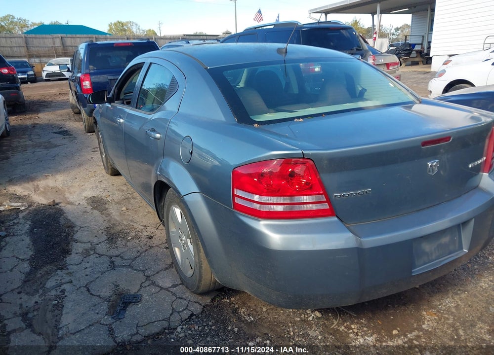 2009 DODGE AVENGER SE/SXT VIN: 1B3LC46B69N532164