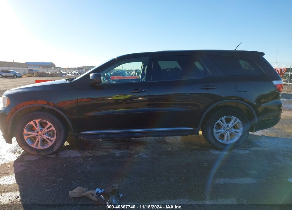 2012 DODGE DURANGO SXT VIN: 1C4RDJAG6CC196929