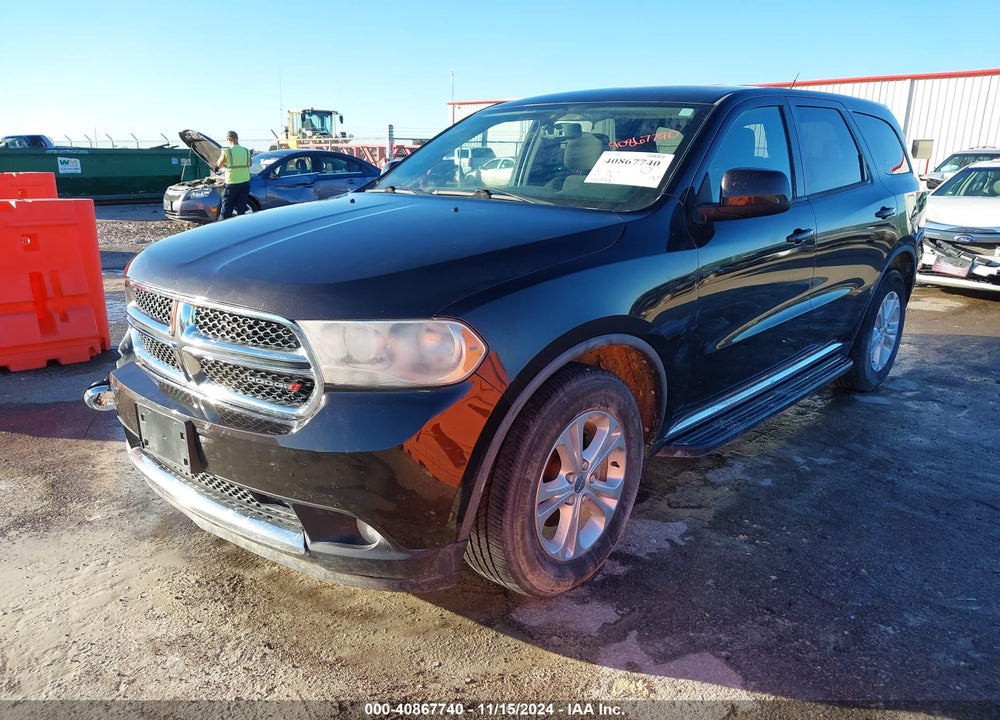 2012 DODGE DURANGO SXT VIN: 1C4RDJAG6CC196929