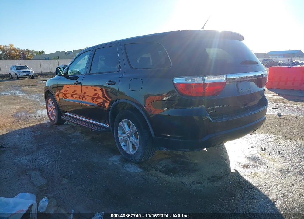 2012 DODGE DURANGO SXT VIN: 1C4RDJAG6CC196929