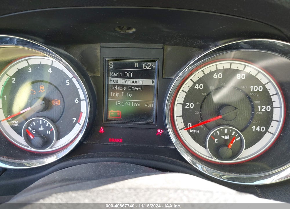 2012 DODGE DURANGO SXT VIN: 1C4RDJAG6CC196929