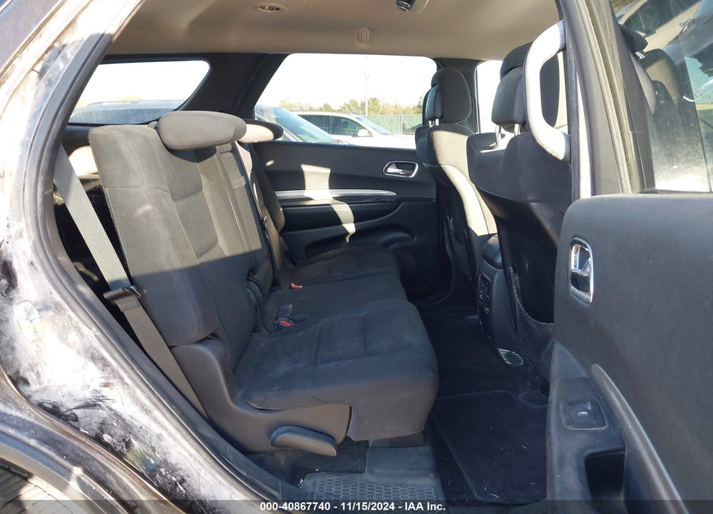 2012 DODGE DURANGO SXT VIN: 1C4RDJAG6CC196929