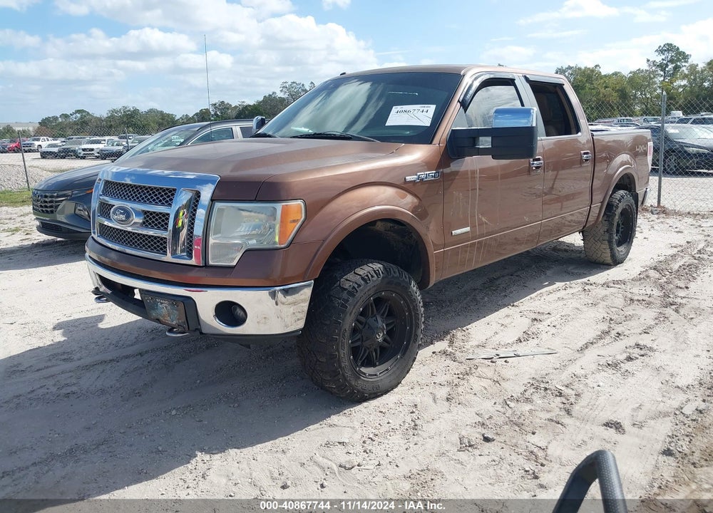 2011 FORD F-150 LARIAT VIN: 1FTFW1ETXBKD35193