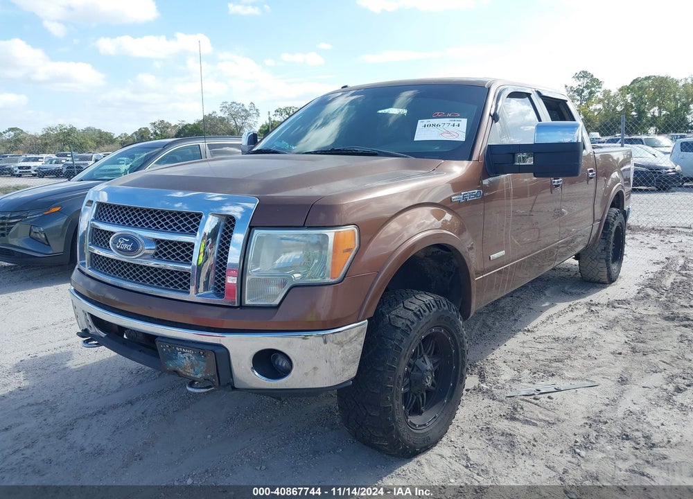 2011 FORD F-150 LARIAT VIN: 1FTFW1ETXBKD35193