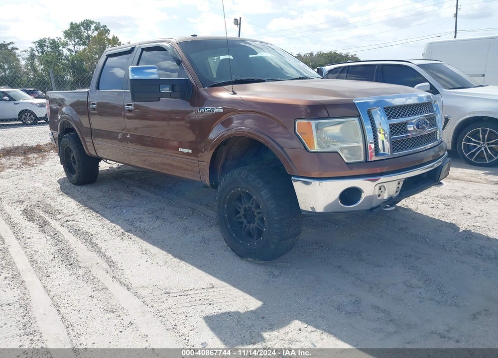 2011 FORD F-150 LARIAT VIN: 1FTFW1ETXBKD35193