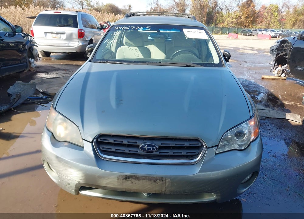 2006 SUBARU OUTBACK 2.5I VIN: 4S4BP61C867333493