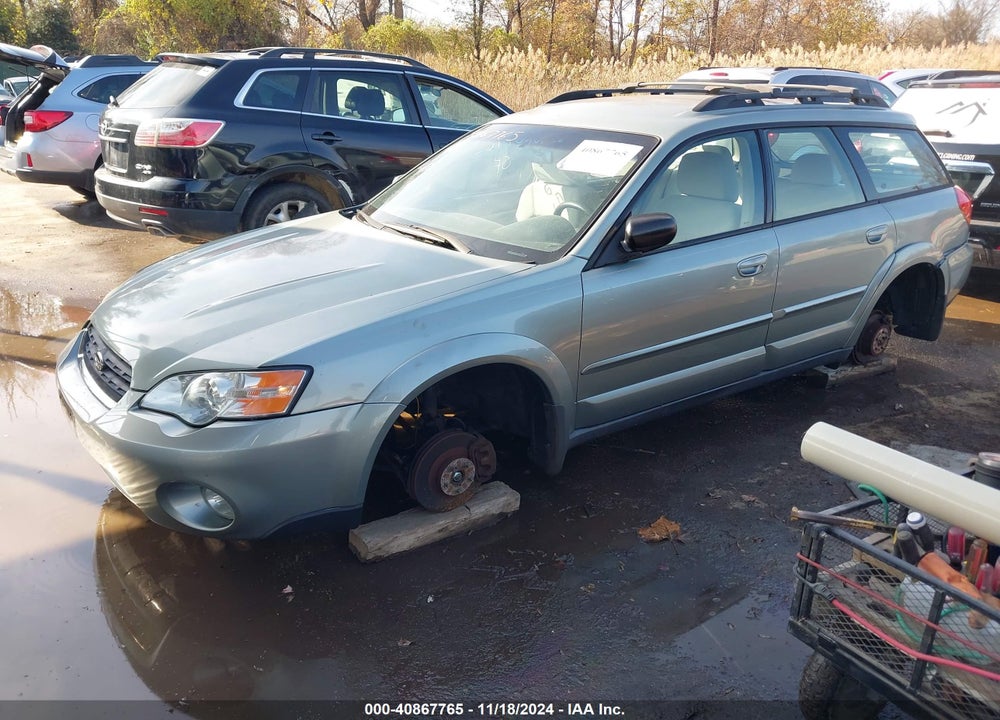 2006 SUBARU OUTBACK 2.5I VIN: 4S4BP61C867333493