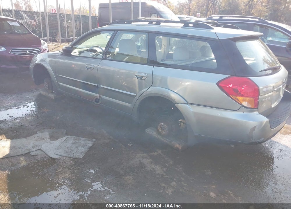 2006 SUBARU OUTBACK 2.5I VIN: 4S4BP61C867333493