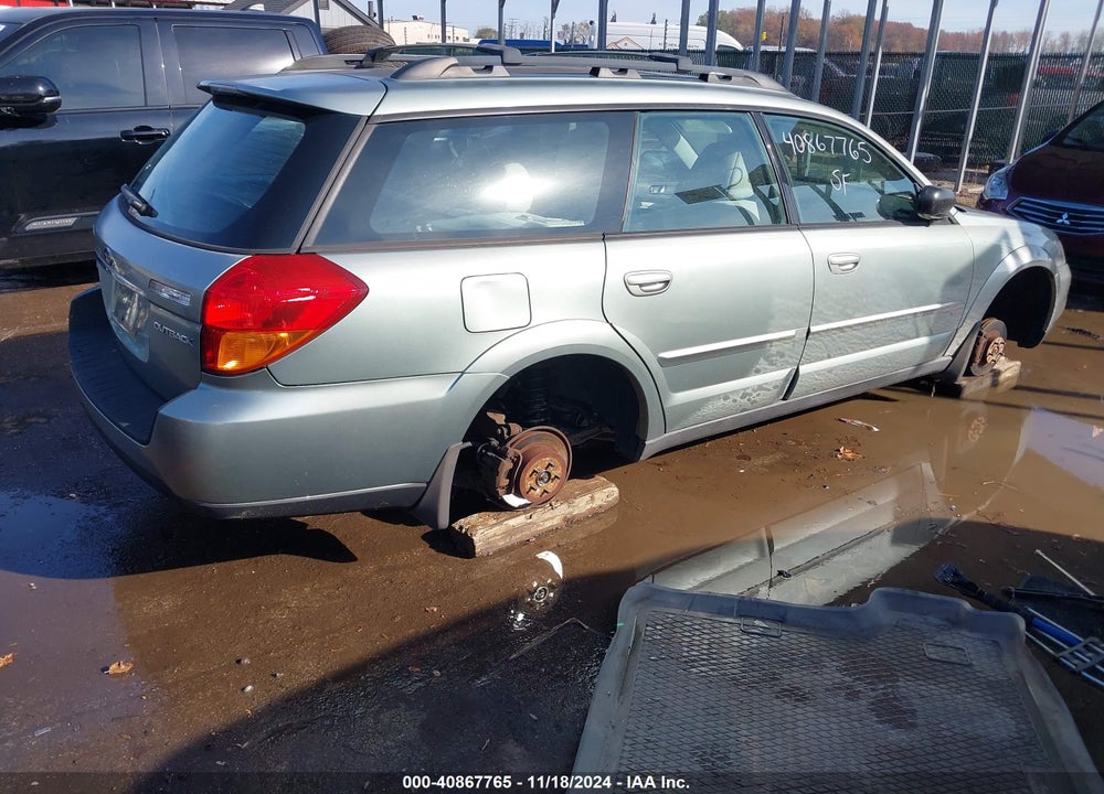 2006 SUBARU OUTBACK 2.5I VIN: 4S4BP61C867333493
