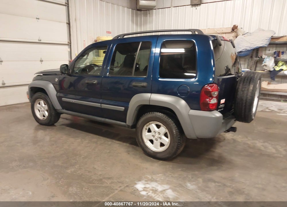 2005 JEEP LIBERTY SPORT VIN: 1J4GL48K35W602389