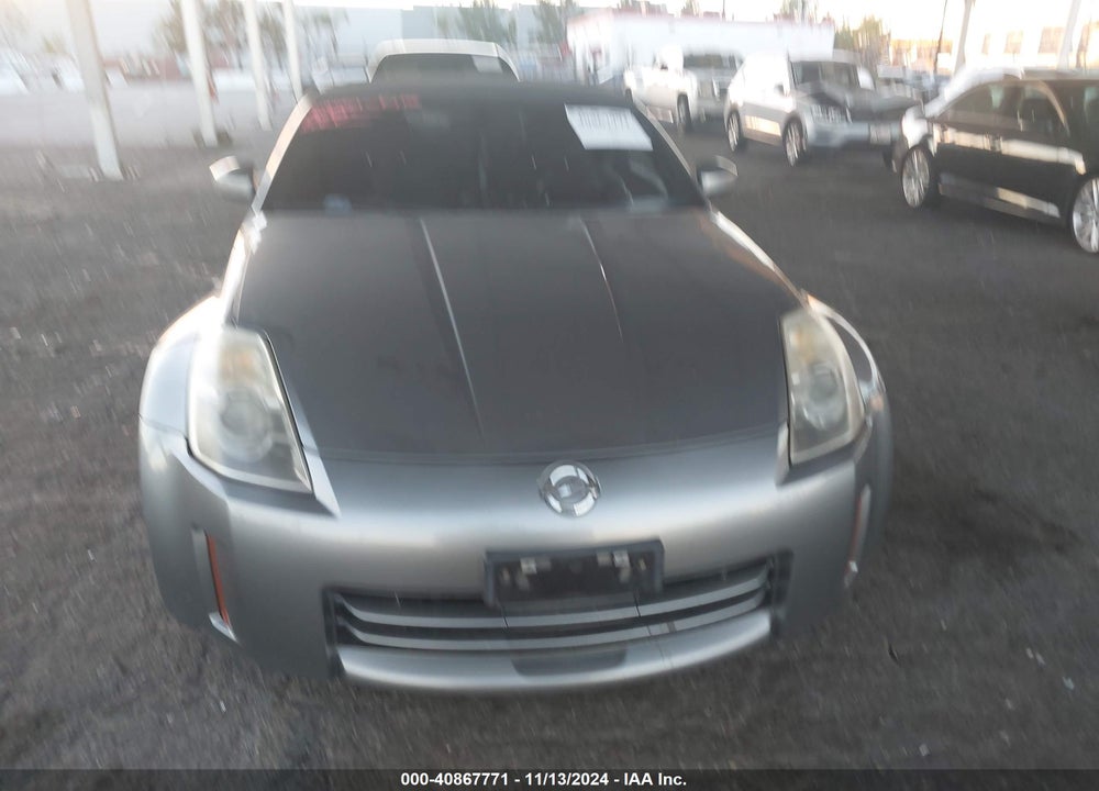 2006 NISSAN 350Z TOURING VIN: JN1AZ36A16M456704