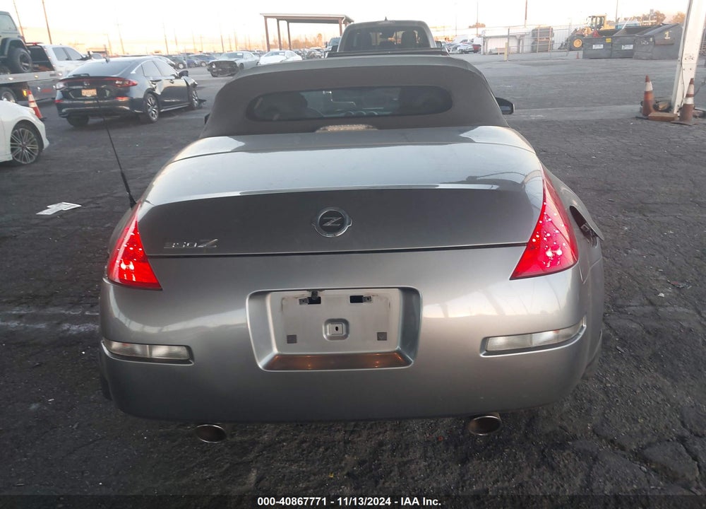 2006 NISSAN 350Z TOURING VIN: JN1AZ36A16M456704