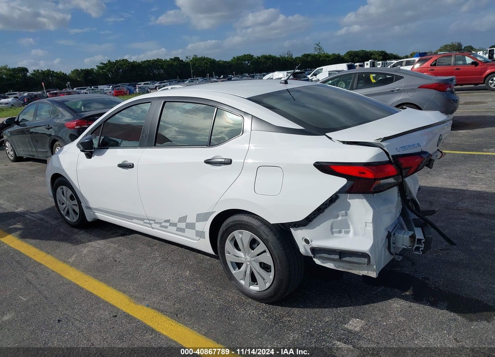 2024 NISSAN VERSA 1.6 S+ VIN: 3N1CN8DV2RL835328