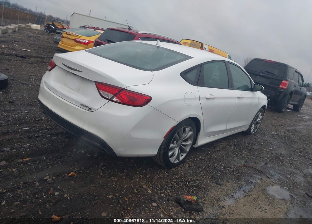 2016 CHRYSLER 200 S VIN: 1C3CCCBG5GN134522