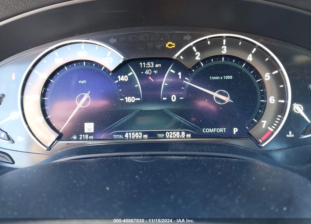 2019 BMW 530I XDRIVE VIN: WBAJA7C58KG911962