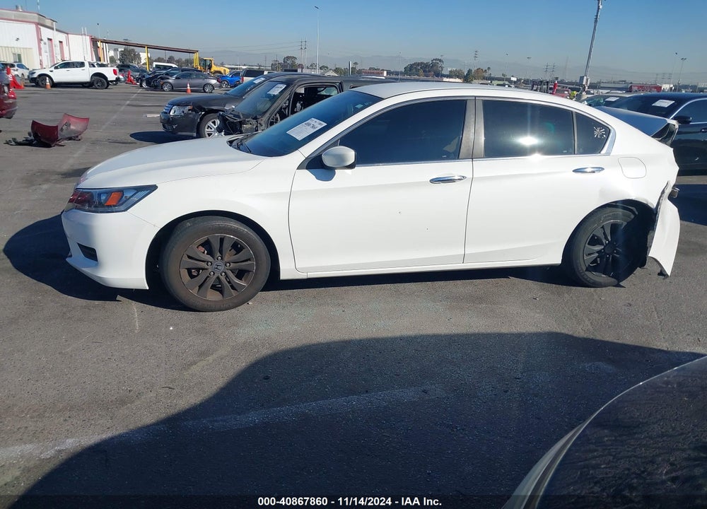 2013 HONDA ACCORD LX VIN: 1HGCR2F35DA058803