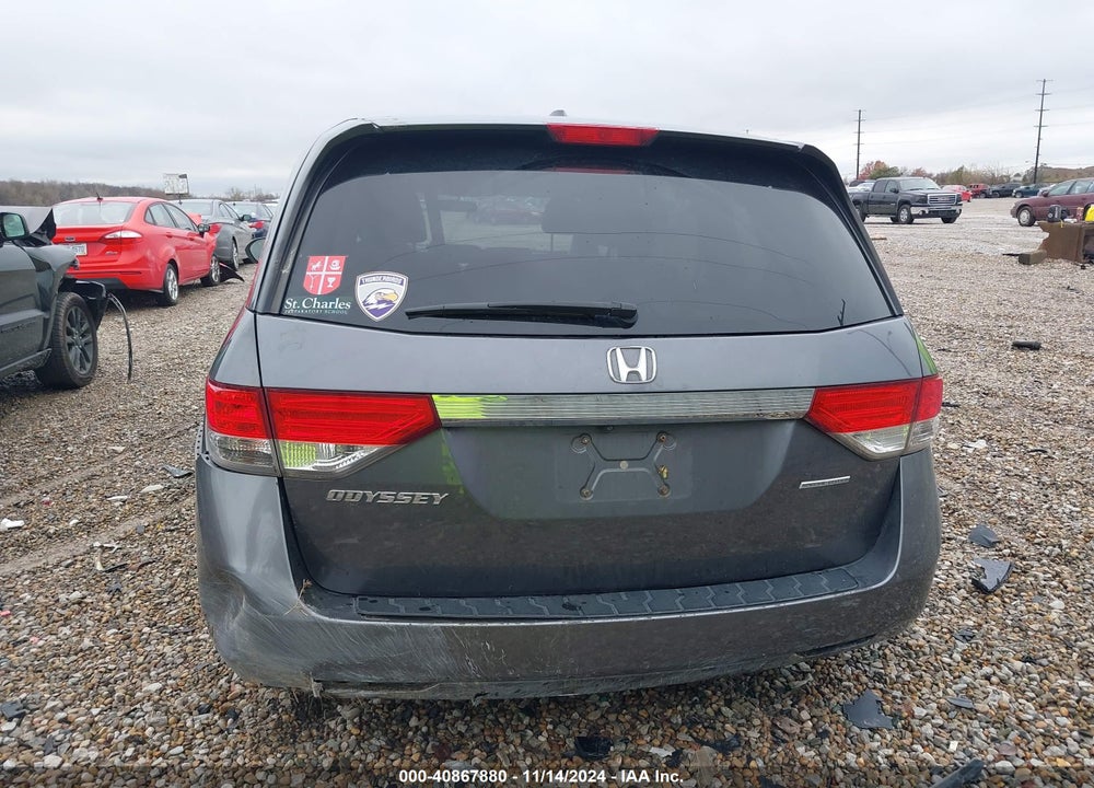 2016 HONDA ODYSSEY SE VIN: 5FNRL5H32GB078186