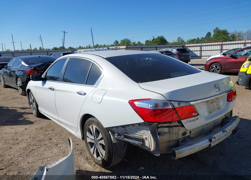 2013 HONDA ACCORD LX VIN: 1HGCR2F31DA196497