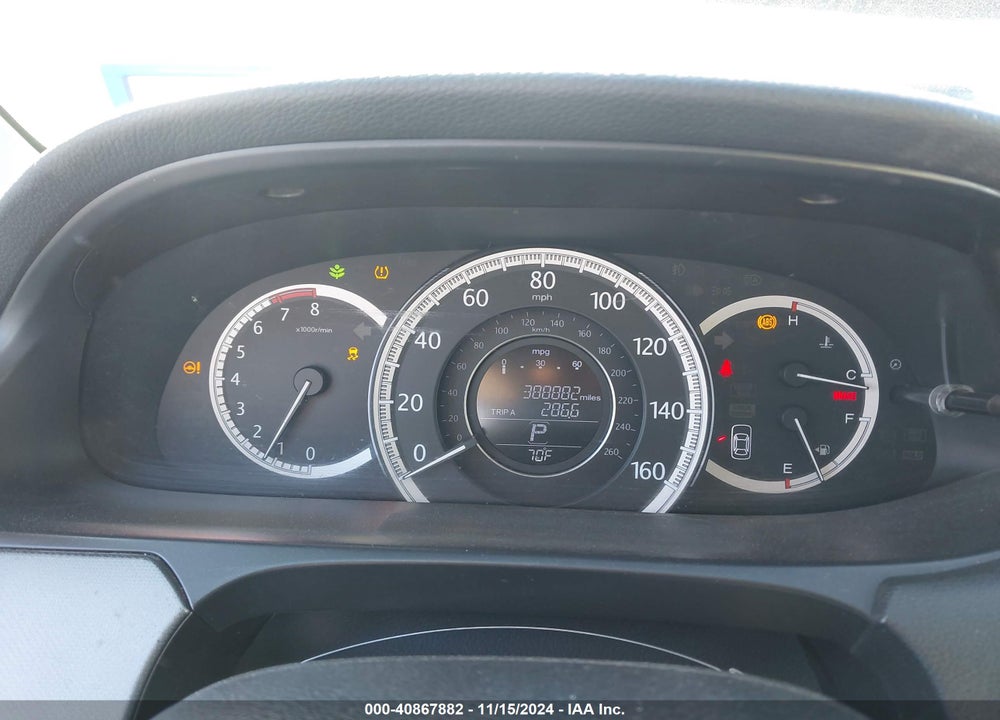 2013 HONDA ACCORD LX VIN: 1HGCR2F31DA196497