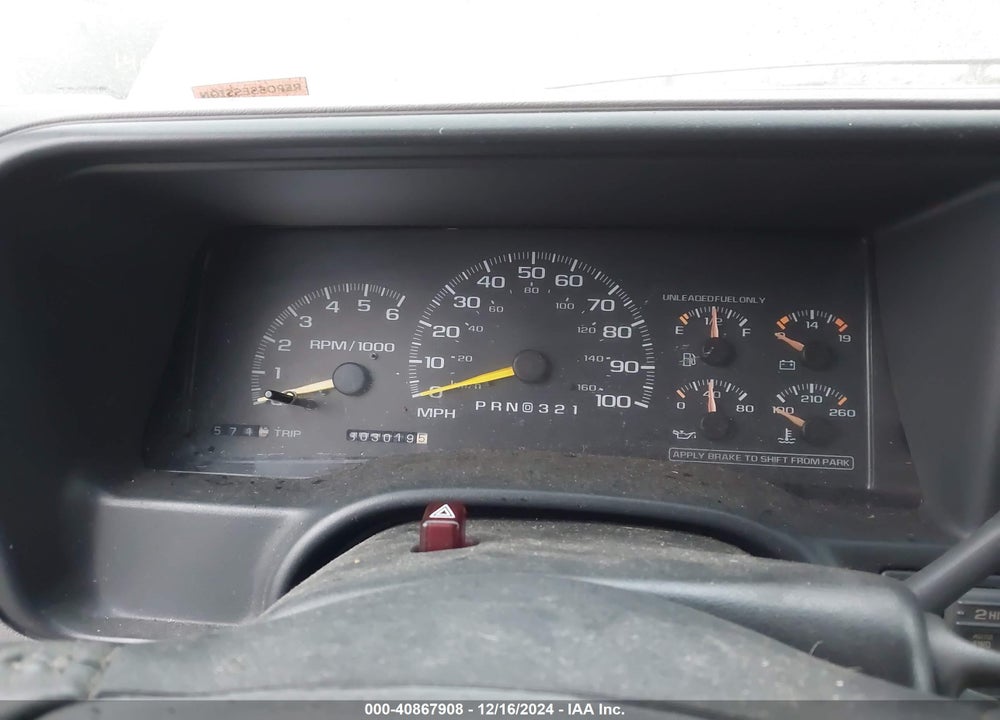 1999 CHEVROLET TAHOE LS VIN: 1GNEK13R3XJ382827