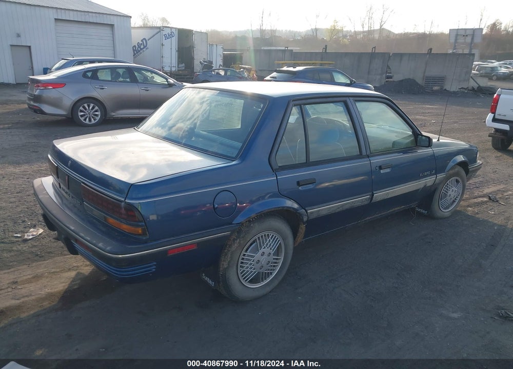 1991 PONTIAC SUNBIRD LE VIN: 1G2JB54K1M7613317