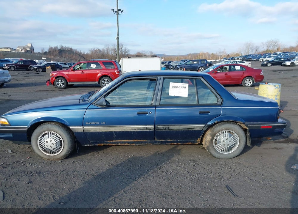 1991 PONTIAC SUNBIRD LE VIN: 1G2JB54K1M7613317