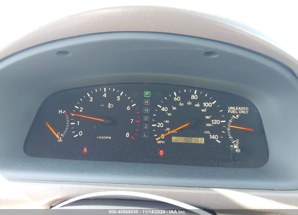2001 LEXUS ES 300 VIN: JT8BF28GX15112943