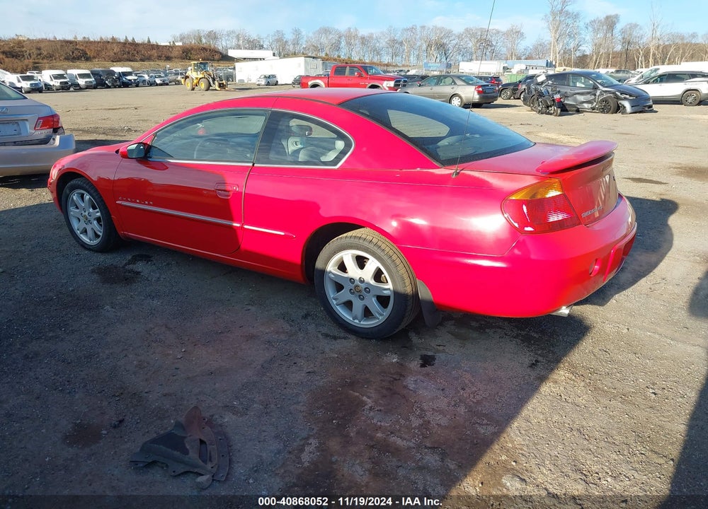 2001 CHRYSLER SEBRING LXI VIN: 4C3AG52H11E095434